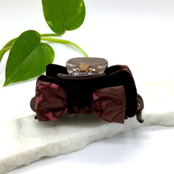 Anthropologie Brocade Bow Hair Clip main image 5